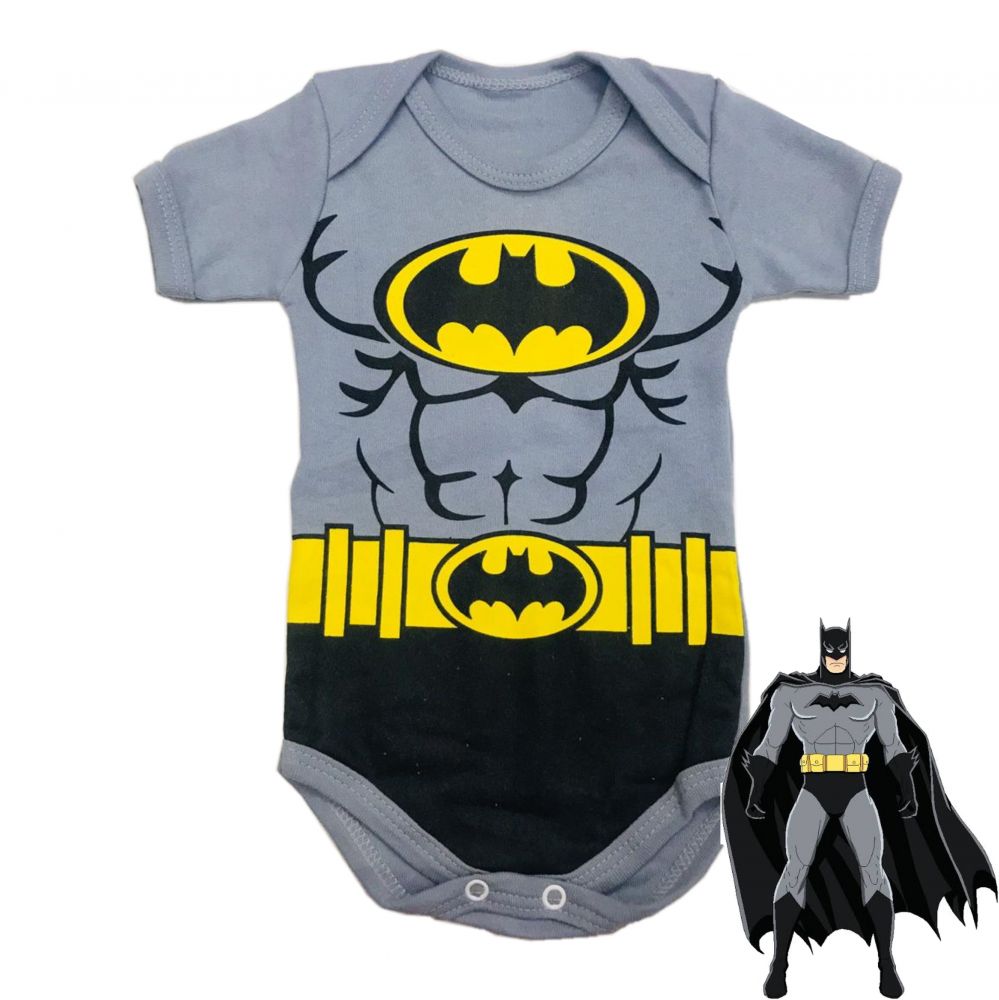 Body Temático Batman – Fing Stilo Bebê & Criança