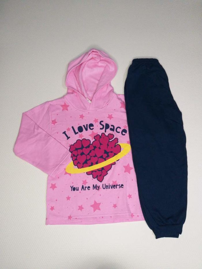 Conjunto Moletom I Love Space