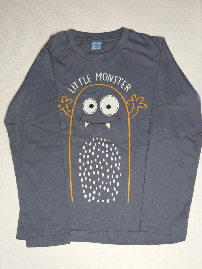 Camiseta Manga Longa Little Monster