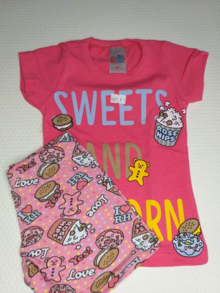 Conjunto Manguinha Sweets and Popcorn - Image 3